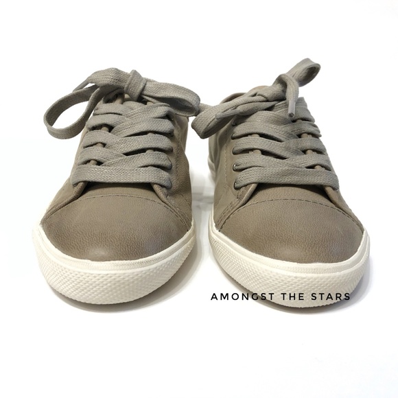 Frye Leather Low Lace Grey Lace Up Sneakers - Picture 4 of 8